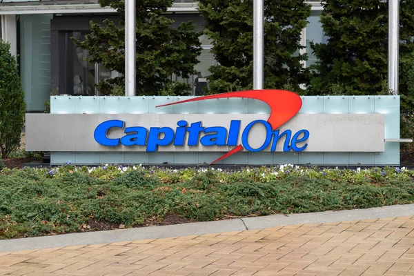Washington Usa January 2020 Capital One Ground Seen Sign Tysons — Stock Photo, Image