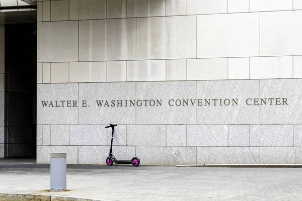 Washington Enero 2020 Vista Exterior Del Centro Convenciones Walter Washington — Foto de Stock