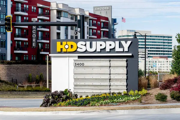 Atlanta Geórgia Eua Janeiro 2020 Supply Assina Seu Prédio Corporativo — Fotografia de Stock