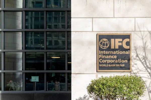 Washington Usa12 2020 Ifc Sign Washington Usa International Finance Corporation — Stock fotografie
