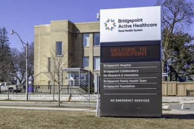 Toronto, Kanada 15 Mart 2020 Toronto, Kanada 'da Bridgepoint Aktif Sağlık Hizmetleri. Bridgepoint Aktif Sağlık Hizmetleri Toronto 'da bir karmaşık bakım ve rehabilitasyon hastanesidir.. 
