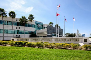 Tampa, Florida, ABD - 23 Şubat 2020: Shriners Uluslararası Merkezi Tampa, Florida, ABD. Shriners, 1870 yılında kurulmuş bir toplumdur..