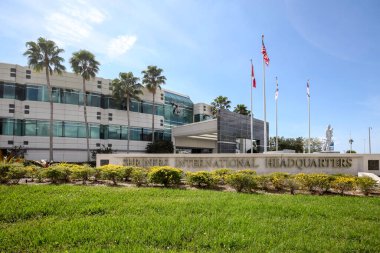 Tampa, Florida, ABD - 23 Şubat 2020: Shriners Uluslararası Merkezi Tampa, Florida, ABD. Shriners, 1870 yılında kurulmuş bir toplumdur..