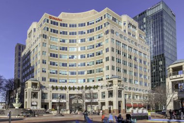 Reston, Virginia, ABD - 1 Mart 2020: McAfee ofis binası Reston, Virginia, ABD. McAfee, LLC bir Amerikan küresel bilgisayar güvenlik yazılım şirketidir..