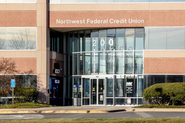 Herndon Virginia Usa März 2020 Zentrale Der Northwest Federal Credit — Stockfoto