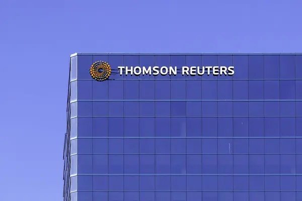 Toronto Ontario Canadá Marzo 2020 Thomson Reuters Firma Edificio Scarborough —  Fotos de Stock