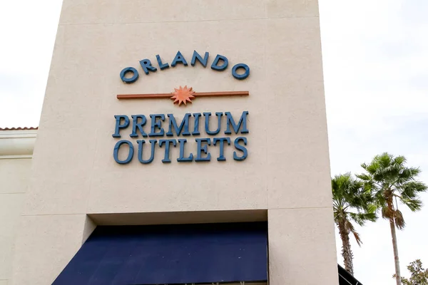 Orlando Florida Usa Února 2020 Přihlaste Orlando Premium Outlets Budově — Stock fotografie