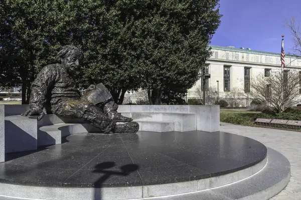 Washington Usa Marca 2020 Pomnik Alberta Einsteina Roberta Berksa Przed — Zdjęcie stockowe