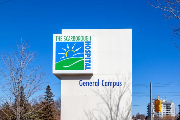 Toronto Canada Maart 2020 Teken Van Scarborough Hospital General Campus — Stockfoto