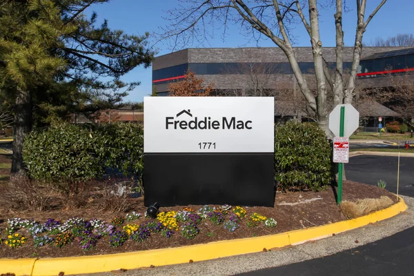 レストン バージニア 行進1 2020 バージニア州レストンにあるフレディマックオフィス フレディー マック Freddie Mac 公的政府が支援する企業 — ストック写真