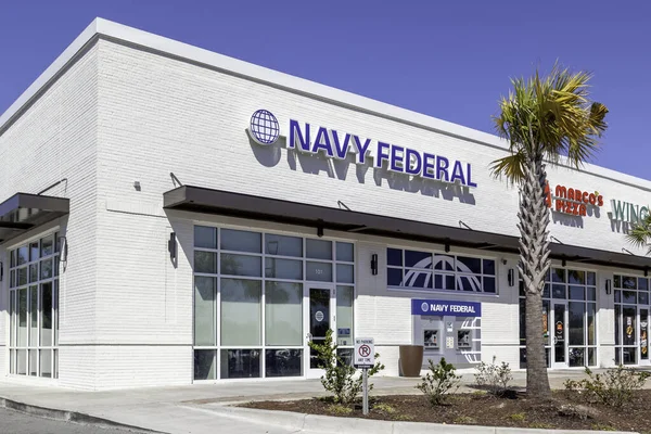 Charleston Carolina Del Sur Estados Unidos Febrero 2020 Navy Federal — Foto de Stock
