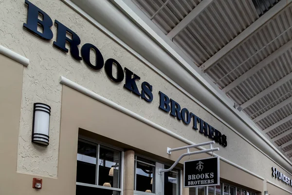 Orlando Florida Stati Uniti Febbraio 2020 Brooks Brothers Negozio Segno — Foto Stock