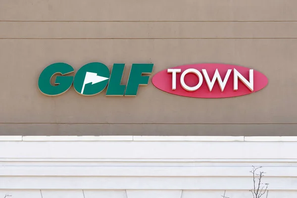Toronto Kanada Maj 2019 Skylt Golf Town Store Toronto Kanada — Stockfoto