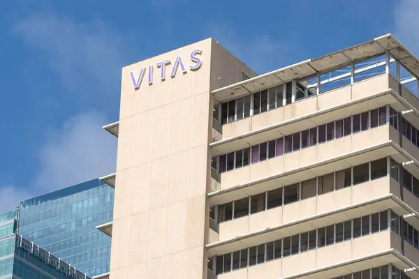 Vitas Midcentury Southeast Bank Building Miami — Foto Stock