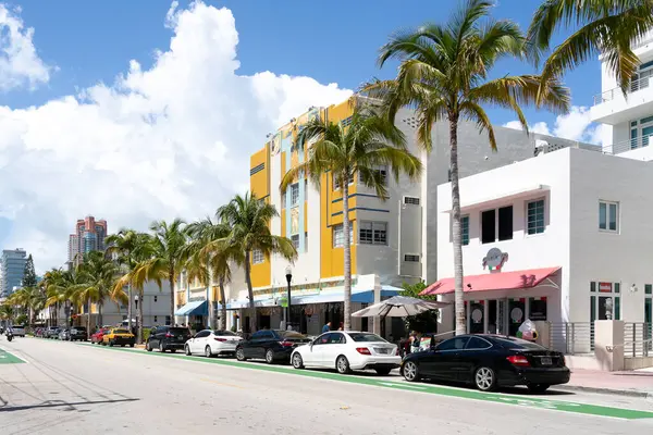 Miami Florida Estados Unidos Mayo 2019 Vista Calle Distrito Histórico — Foto de Stock