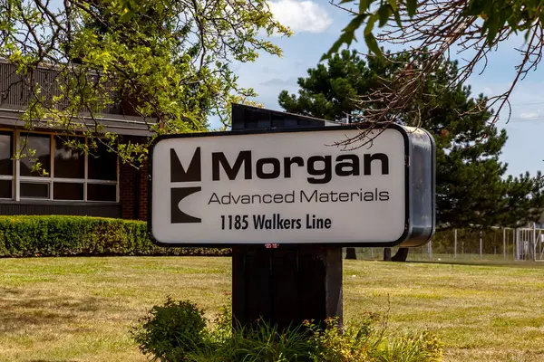 Morgan Advanced Materials Canada Jest Pokazywany Sierpnia 2019 Roku Burlington — Zdjęcie stockowe
