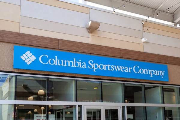 Columbia Sportswear Winkelbord Niagara Lake Canada September 2019 Columbia Een — Stockfoto