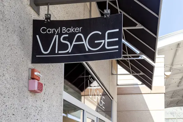 Caryl Baker Visage Tienda Colgante Cartel Niagara Lake Canada Septiembre —  Fotos de Stock