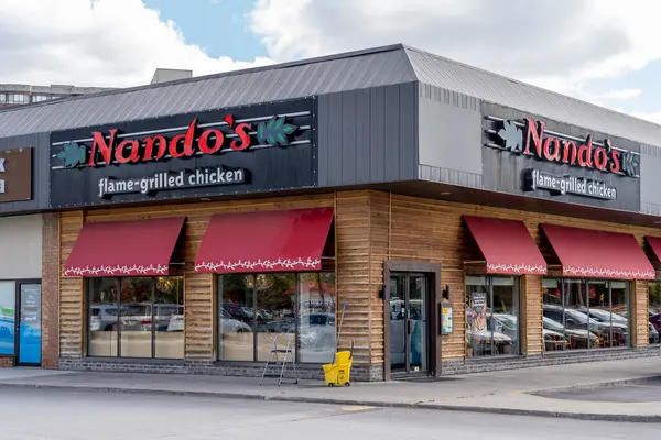 Richmond Hill Ontario Kanada Ekim 2019 Nando Nun Restoranı Richmond — Stok fotoğraf