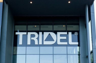 Toronto, Kanada - 25 Haziran 2018 Tridel 'in imzası bir apartman dairesinde. Tridel büyük bir gayrimenkul müteahhidi ve Toronto bölgesindeki en büyük apartman inşaatçısı..