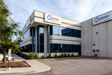 Markham, Ontario, Kanada - 29 Haziran 2018: Markham, Ontario, Kanada 'daki CDI Corporate ofis binası. CDI Kanadalı bir bilgisayar satıcısıdır..