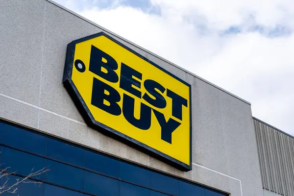 Brampton Ontario Kanada November 2018 Großaufnahme Des Best Buy Schildes — Stockfoto