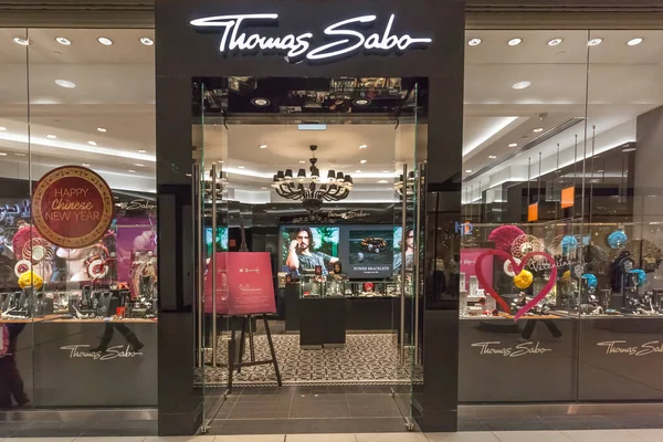 Toronto Kanada Şubat 2018 Eaton Centre Toronto Thomas Sabo Mağazası — Stok fotoğraf