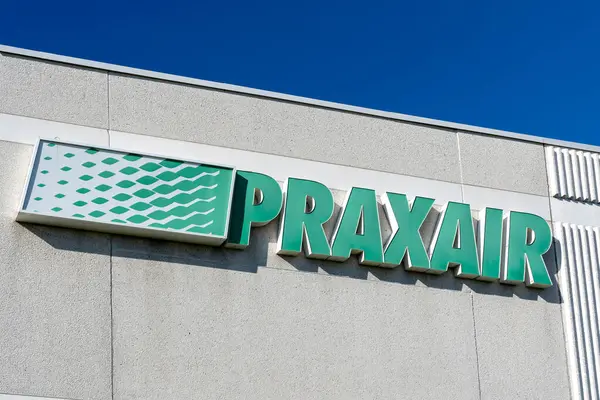 Brampton Ontario Canada November 2018 Sign Praxair Canada Inc Distribution — Stock Photo, Image