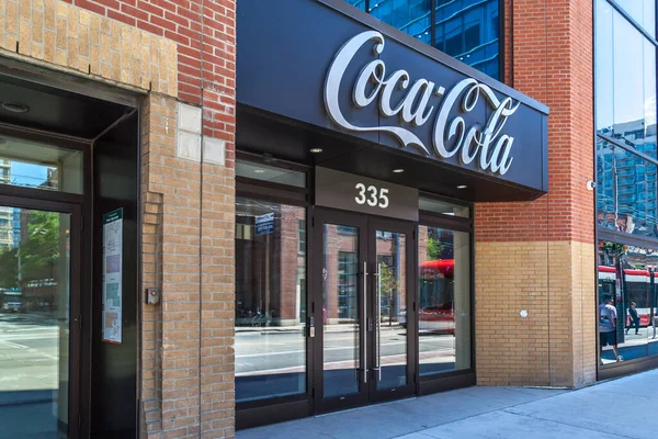 Торонто Канада Июня 2018 Года Знак Головного Офиса Coca Cola — стоковое фото