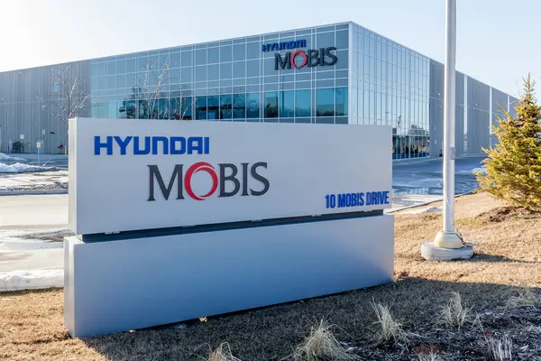 Markham Ontario Canadá Abril 2018 Señal Hyundai Mobis Parts Canada —  Fotos de Stock