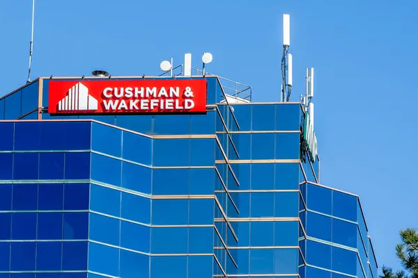 Markham Ontario Canada Ottobre 2018 Cushman Wakefield Firmano Sull Edificio — Foto Stock