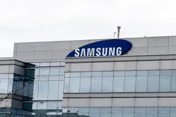 Mississauga Ontario Kanada Oktober 2018 Tecken Samsung Mississauga Ontario Samsung — Stockfoto