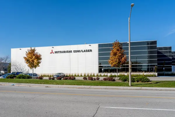 Richmond Hill Ontario Kanada Oktober 2018 Byggande Mitsubishi Edm Laser — Stockfoto
