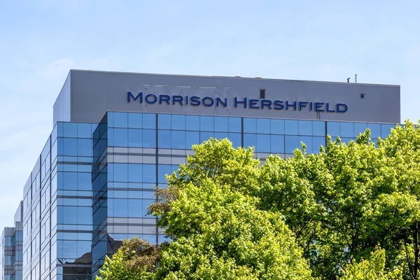 Markham Ontario Canadá Mayo 2018 Señal Morrison Hershfield Edificio Sede — Foto de Stock