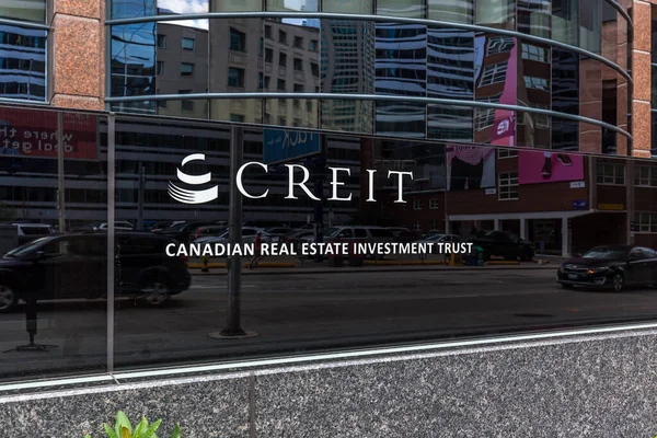 トロント オンタリオ カナダ 2018年5月5日 トロントのカナダの不動産投資信託 Creit オフィスビル Creitは不動産マネジメント会社です — ストック写真