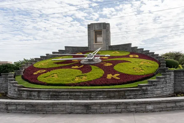 Καταρράκτες Νιαγάρα Οντάριο Καναδάς Ιουνίου 2022 Floral Clock Niagara Parks — Φωτογραφία Αρχείου