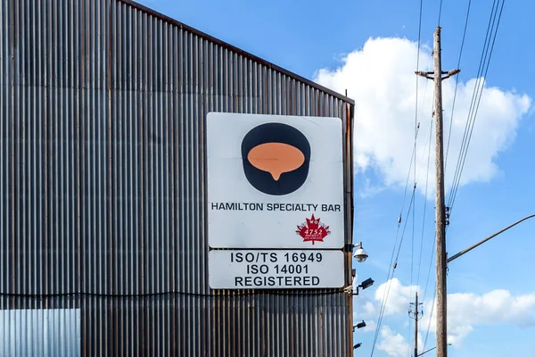 加拿大安大略省汉密尔顿 2018年5月20日 安大略省汉密尔顿工厂汉密尔顿专业律师协会标志 — 图库照片