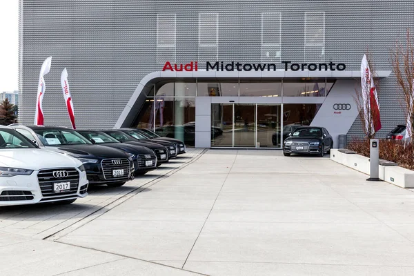 Toronto Ontario Canada April 2018 Entrance Audi Midtown Toronto Audi — Stock Photo, Image