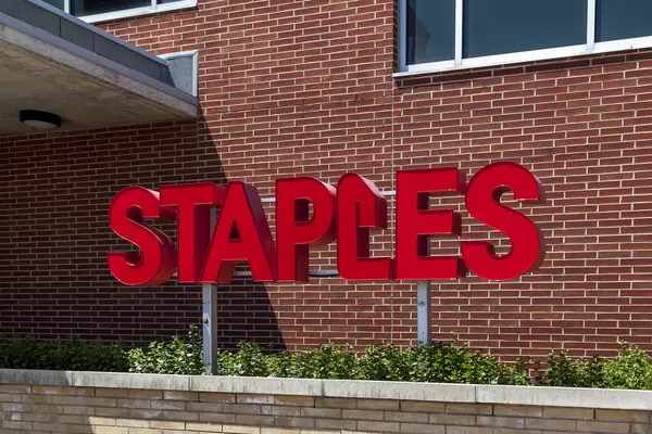 Richmond Hill Ontario Canada June 2018 Staples Sign Head Office — Stock Photo, Image