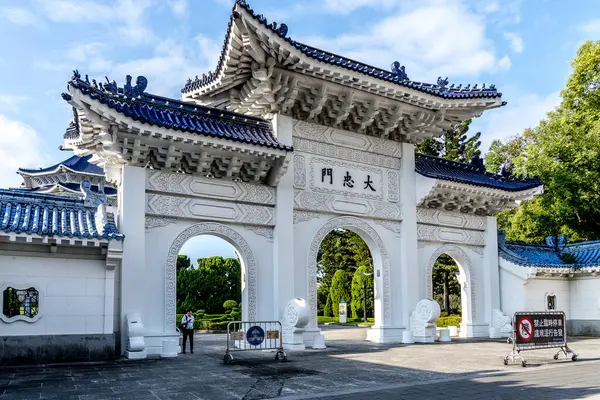 Taipei Taiwán Noviembre 2018 Zhong Gate Chiang Kai Shek Memorial — Foto de Stock