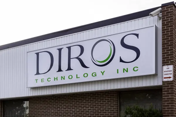 Markham Canada June 2018 Diros Technology Inc Sign Headquarters Building — Stock Photo, Image