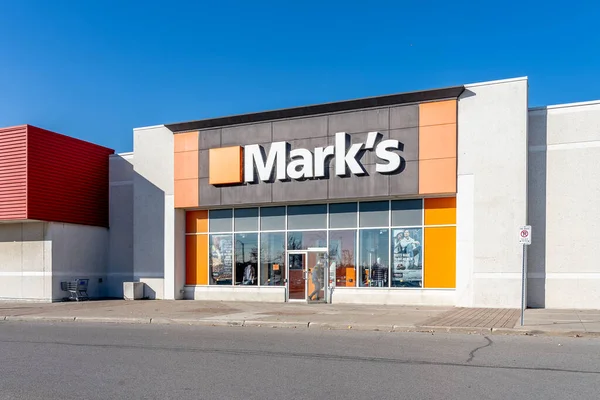 Richmond Hill Ontario Canada October 2018 Mark Store Sign Mark — Stock Photo, Image