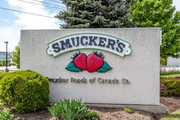 Markham Ontário Canadá Maio 2018 Sign Smucker Sede Canadense Markham — Fotografia de Stock