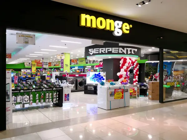 Alajuela Costa Rica Ottobre 2018 Monge Store Presso City Mall — Foto Stock