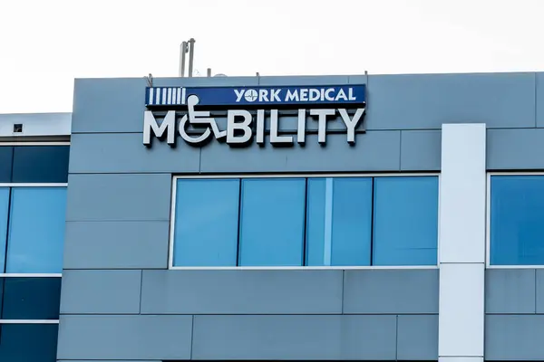 York Medical Mobility Logo Budově — Stock fotografie