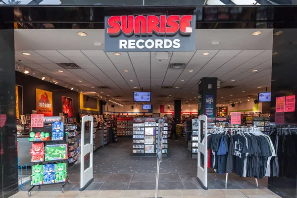 Toronto Canada February 2018 Sunrise Records Storefront Fairview Mall Toronto — Stock Photo, Image