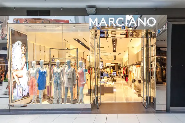 Toronto Canadá Maio 2018 Frente Loja Marciano Shopping Eaton Centre — Fotografia de Stock