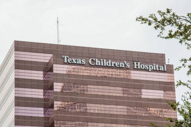 Houston, Teksas, ABD - 22 Eylül 2018: Texas Çocuk Hastanesi 'nin Houston, Teksas' taki bir pediyatri hastanesi. 