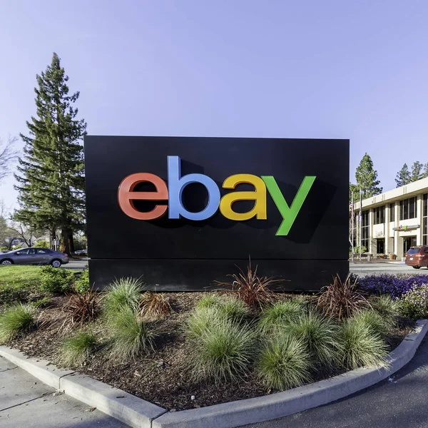 San José California Marzo 2018 Ebay Firma Sede Ebay Silicon — Foto de Stock