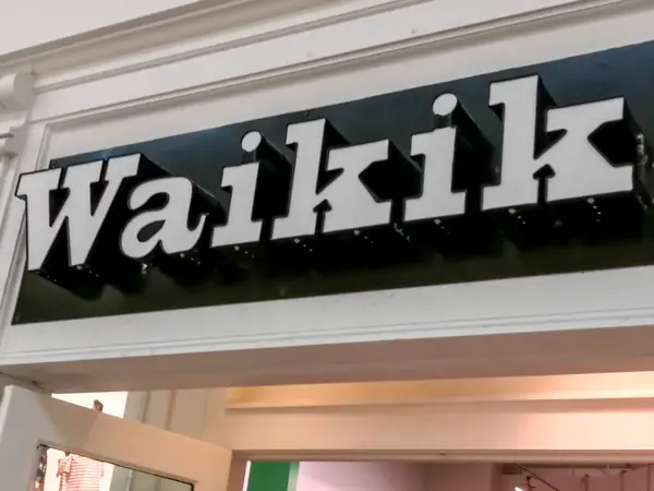 Waikik Ladenschild Einem Einkaufszentrum — Stockfoto